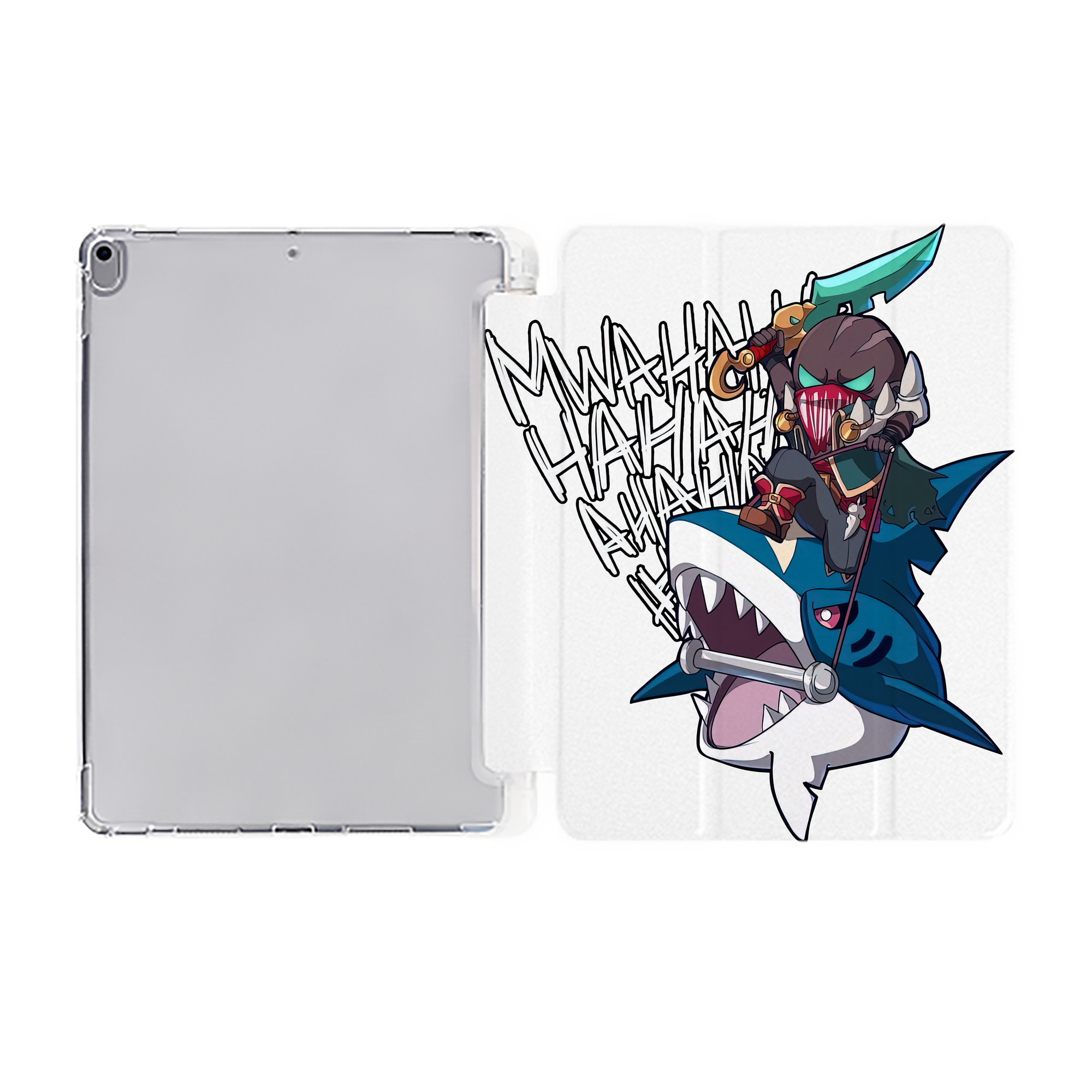 （画像用） リーグ・オブ・レジェンド League of Legends LOL IPad ケース ペン収納付き 三つ折りスタンド PUレザー×シリコン 対応機種9.5/10.5/10.9インチ